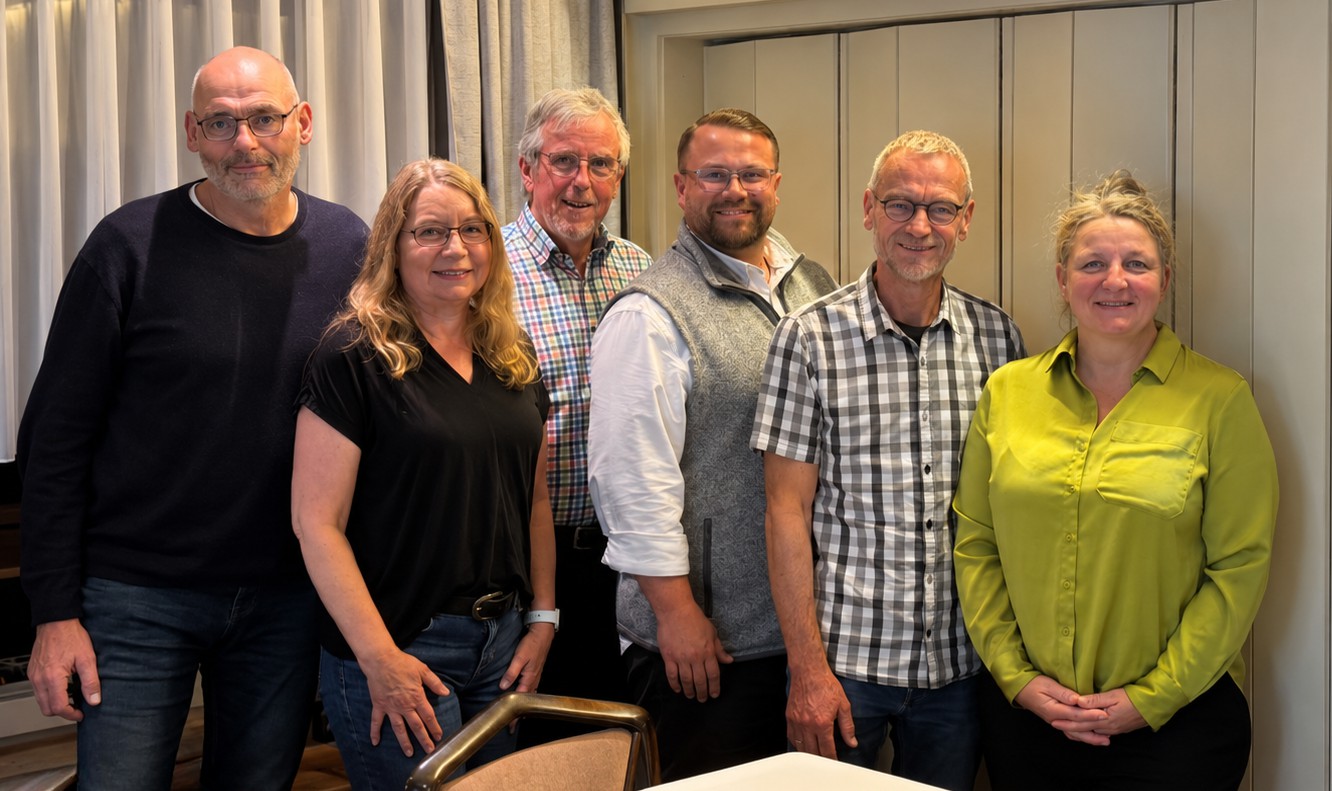 Christoph Bölling, Britta Lubitz, Josef Lammerding, Lennard Hauser, Ludger Voges und Tanja Große Kogge (v.l.)